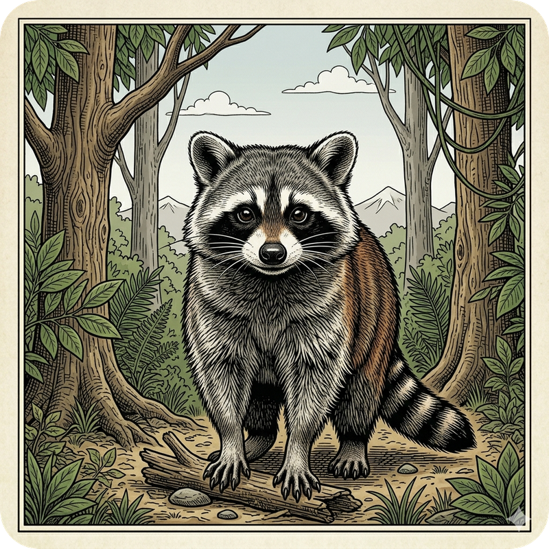 Waschbär